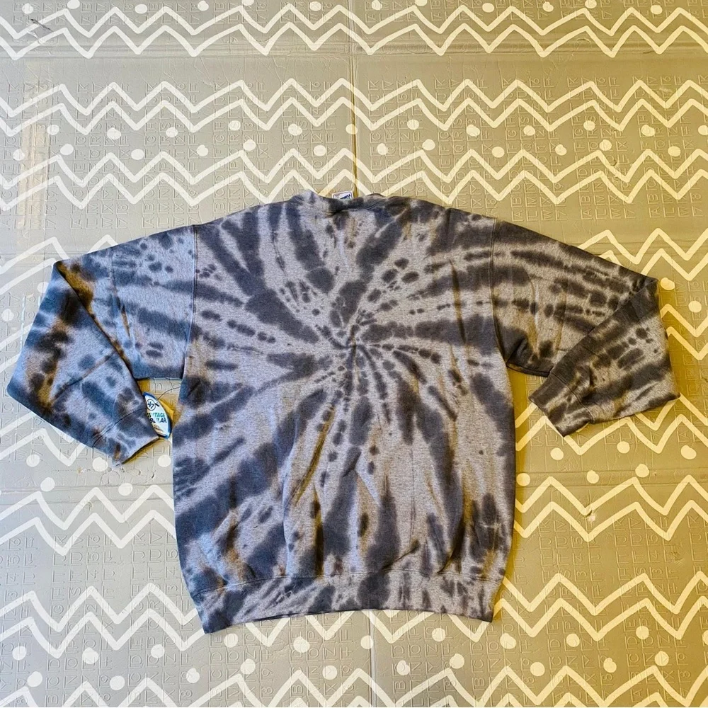 Vintage 47 brand Brooklyn nets tie dye sweater sweatshirt